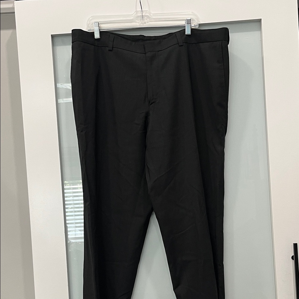 Hugo Boss Men's Black Dress Lightweight Linen Pants, Size 40R